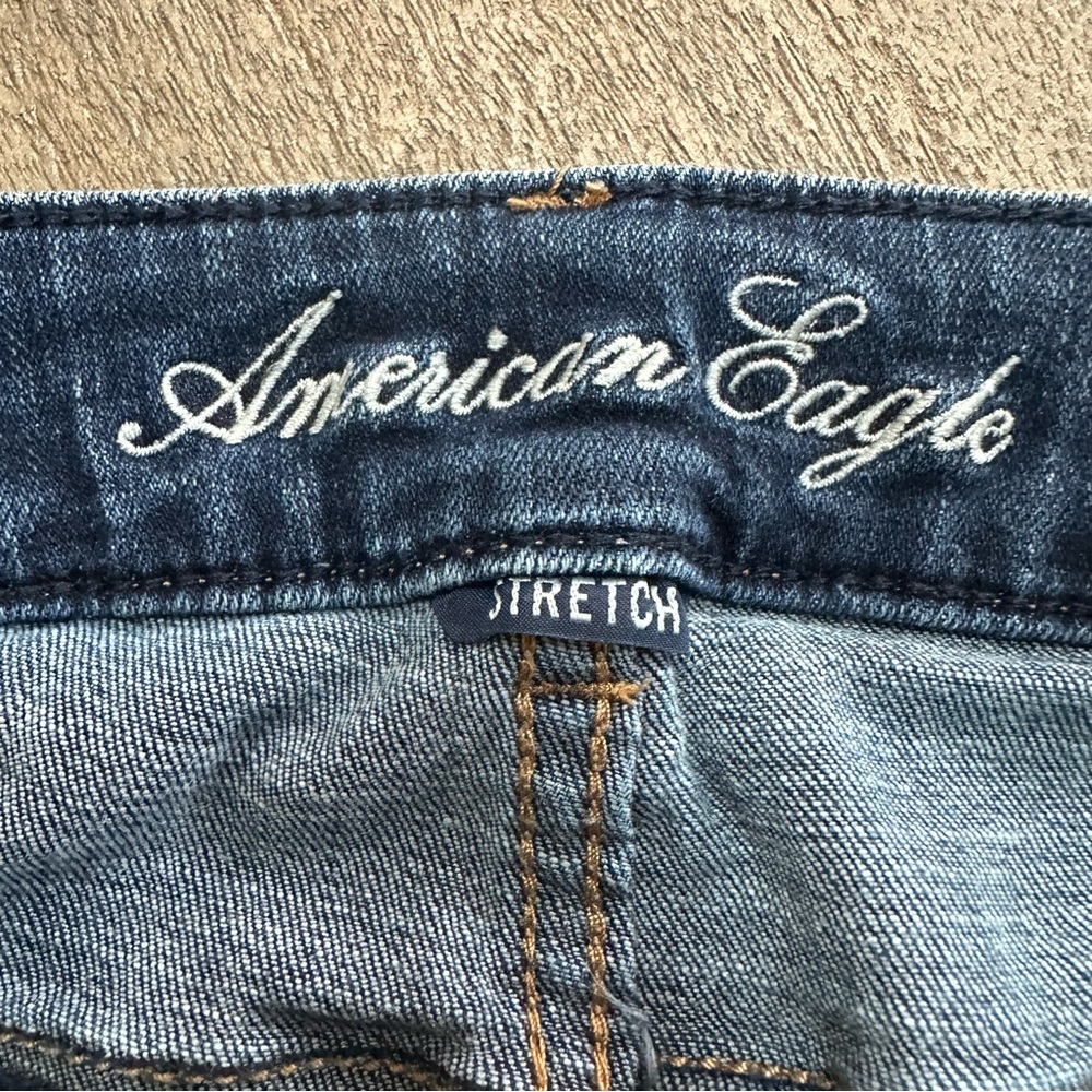 American Eagle AE Hipster Denim Jeans Low Rise 6 - Picture 4 of 5